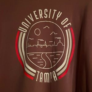 Authentic University of Tampa sweatshirt.
